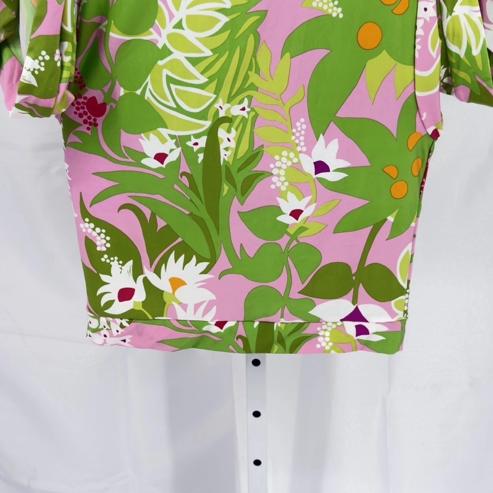 New Trina Turk La Palma Swimsuit Jersey Cover Up Tunic Mini Dress Women's Small - Picture 6 of 13